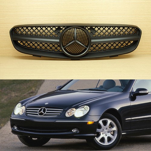 Front grille mist black for - front,